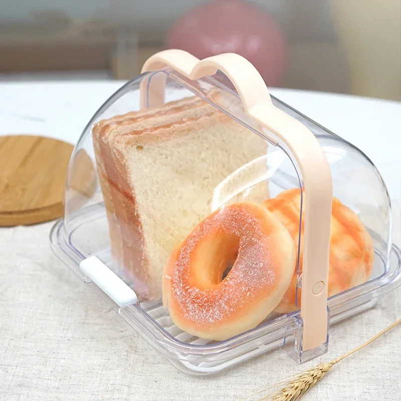 Food Storage Acrylic Containers - Kotak penyimpanan kue, Multi guna, transparan,