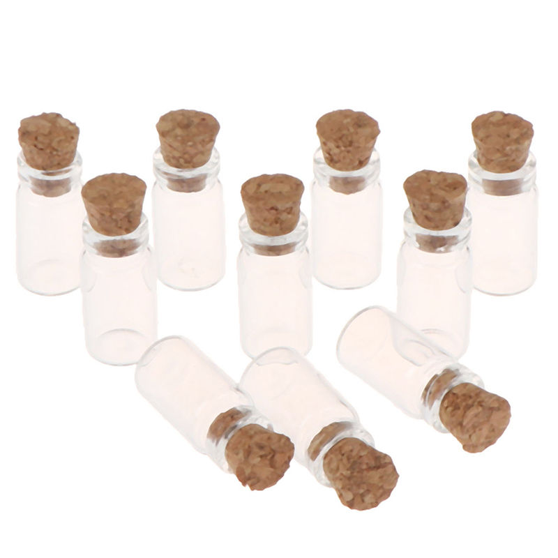 Food Storage Usa - 10 Buah 1:12 Model Toples Kaca