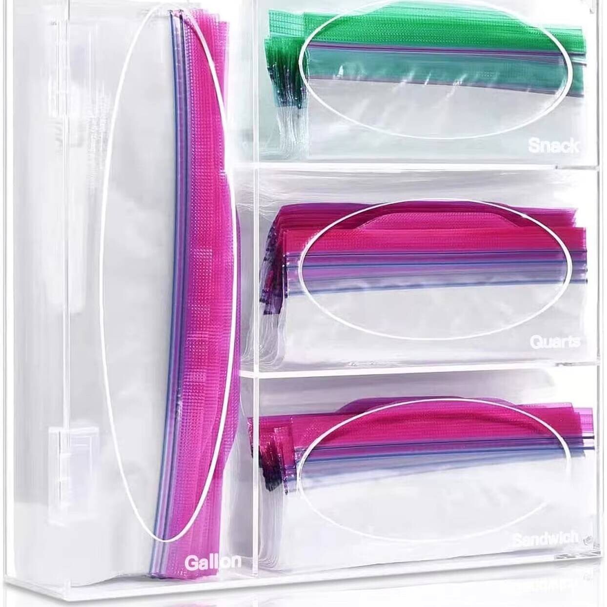 Food Storage Acrylic Containers - Penyimpanan Organizer makanan akrilik 4 lapisan,