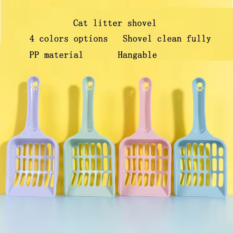 Food Storage With Scoop - Sekop Pasir Kucing Plastik Tahan Lama,