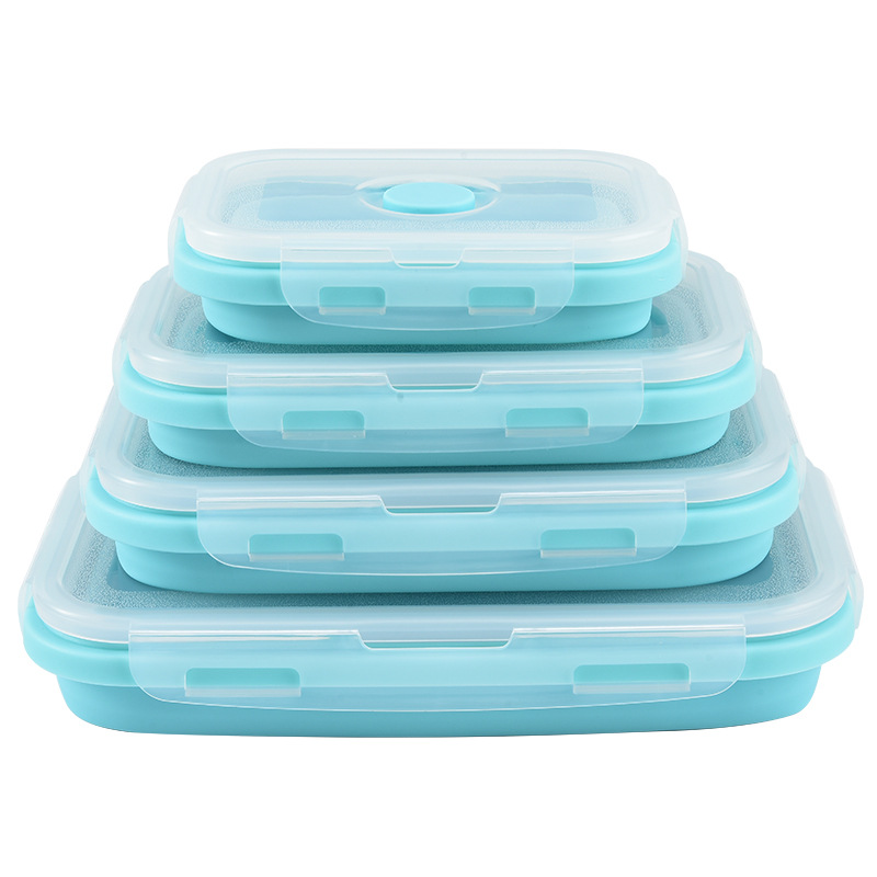 Food Storage Freezer Containers - Wadah Penyimpanan Makanan Silikon Lipat Dengan