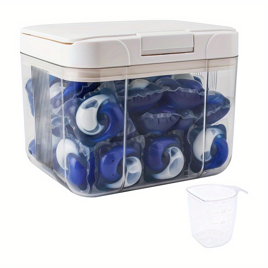 Food Storage With Scoop - Tempat Penyimpanan Pod Laundry Kompatibel dengan