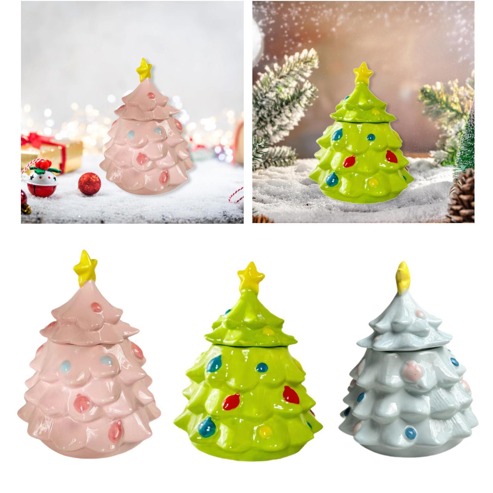 Xmas Food Storage Containers - Toples Permen Pohon Natal, Wadah Permen