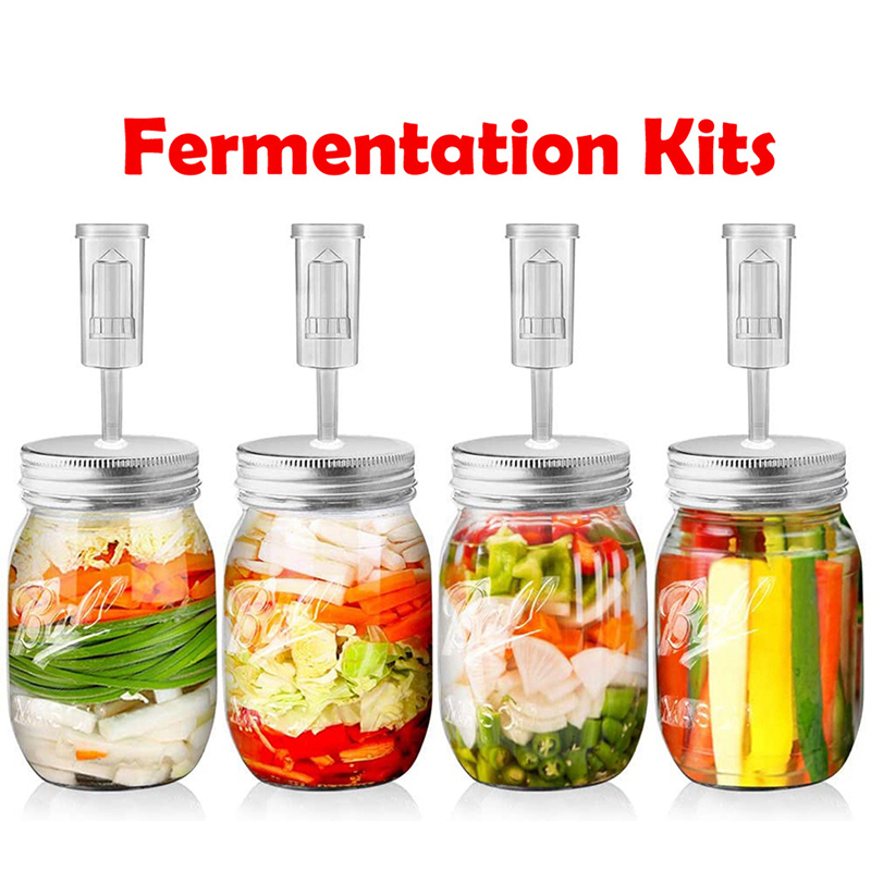 Mason Jar Wide Mouth - 86mm/70mm mulut lebar toples Mason fermentasi
