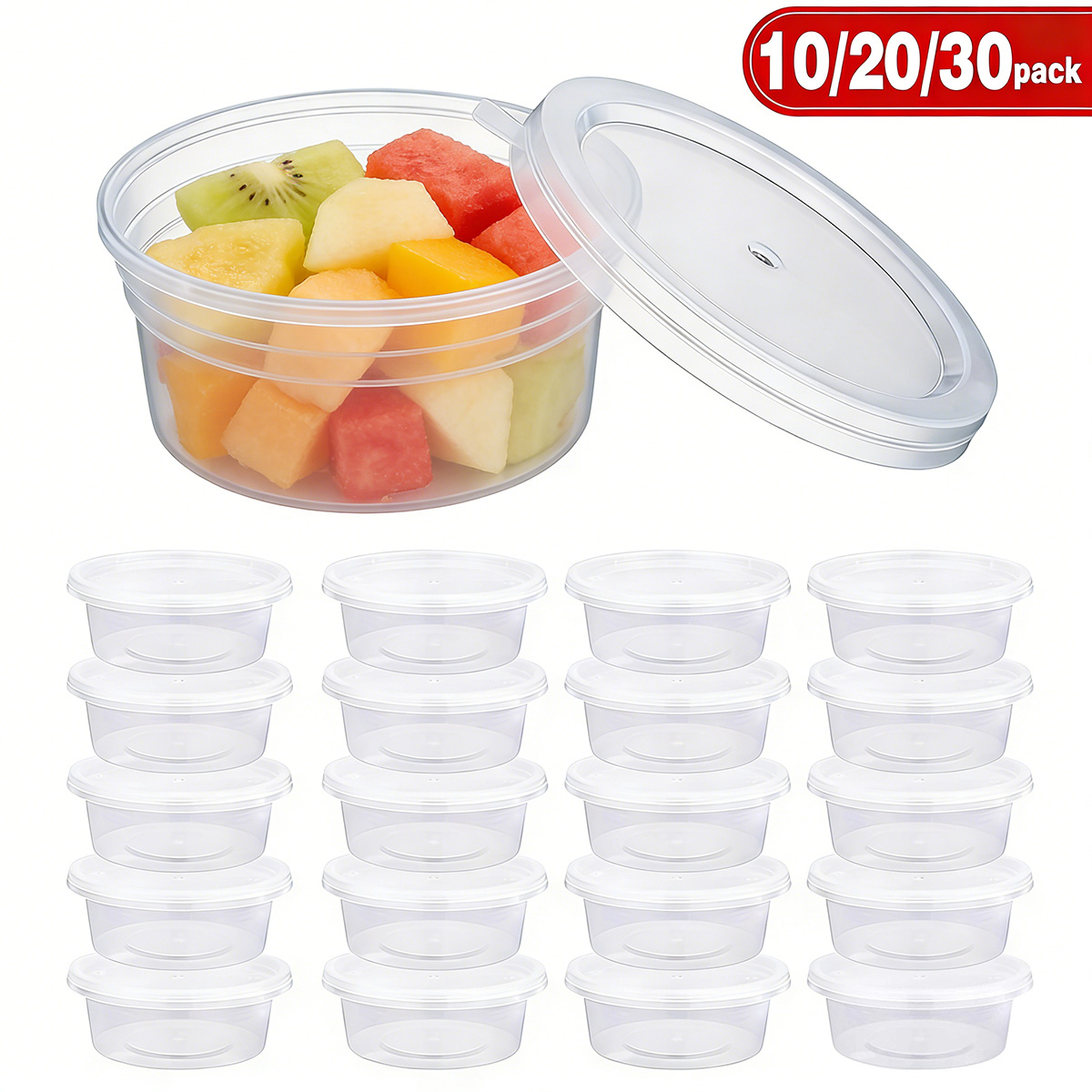 Food Storage Meals - 10/20/40 Paket Wadah Slime Kecil Dengan