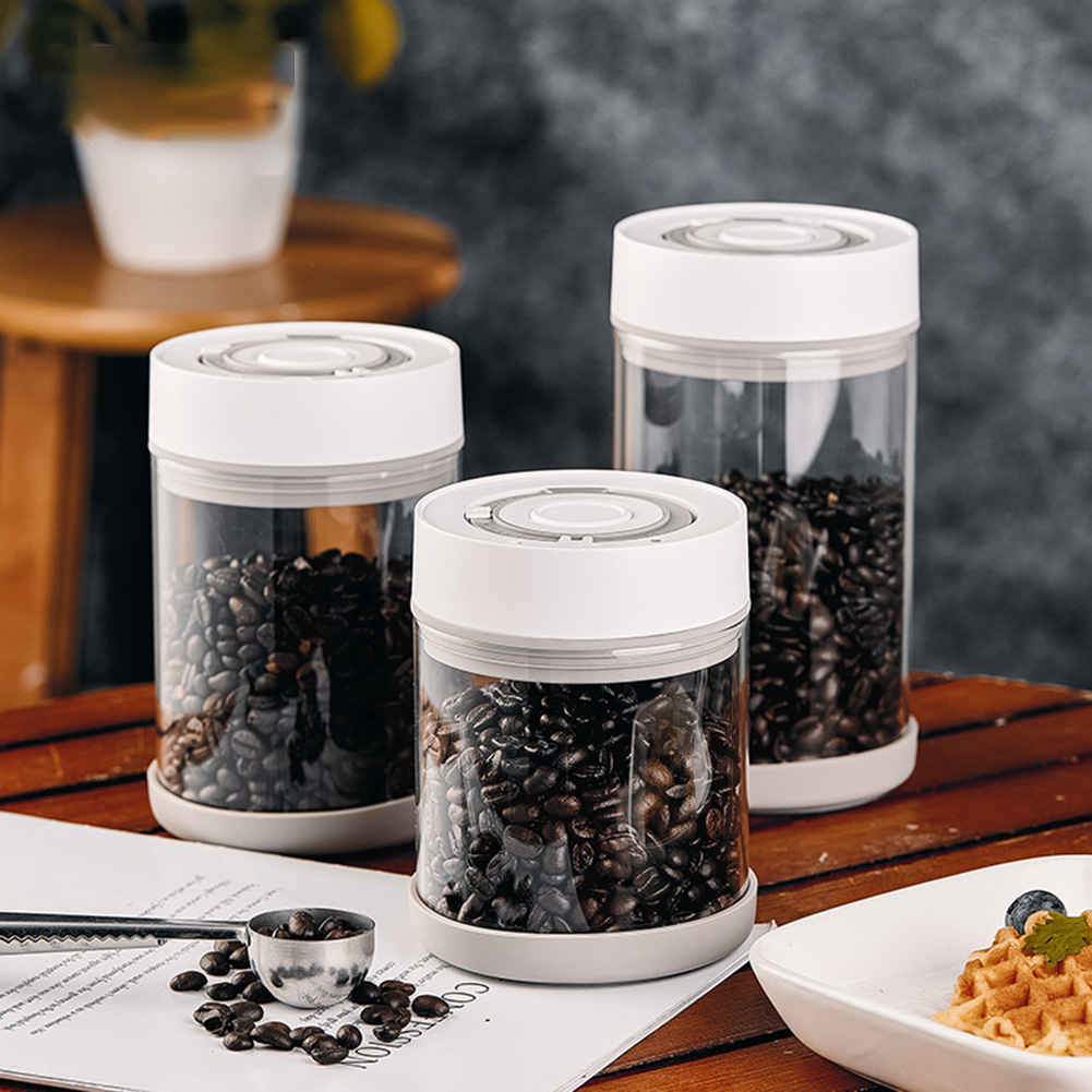 Food Storage Meals - Kitchen Moisture-proof Glass Coffee Bean Jar