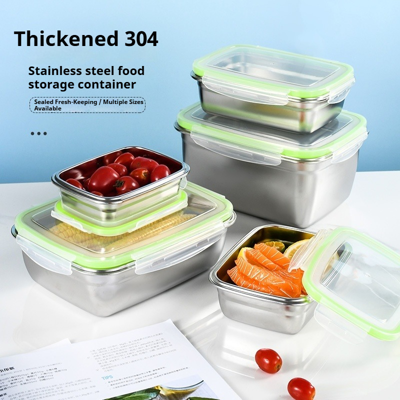 Food Storage Box Set - Set Kotak Makan Siang Stainless Steel