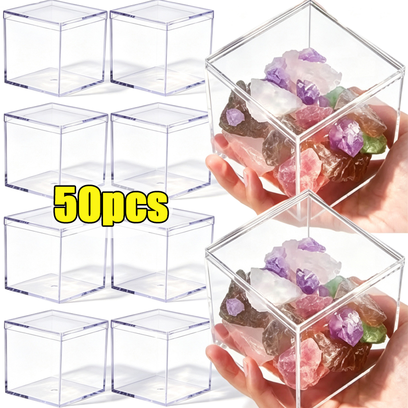 Food Storage Acrylic Containers - 1-50 Buah Kotak Akrilik Transparan dengan