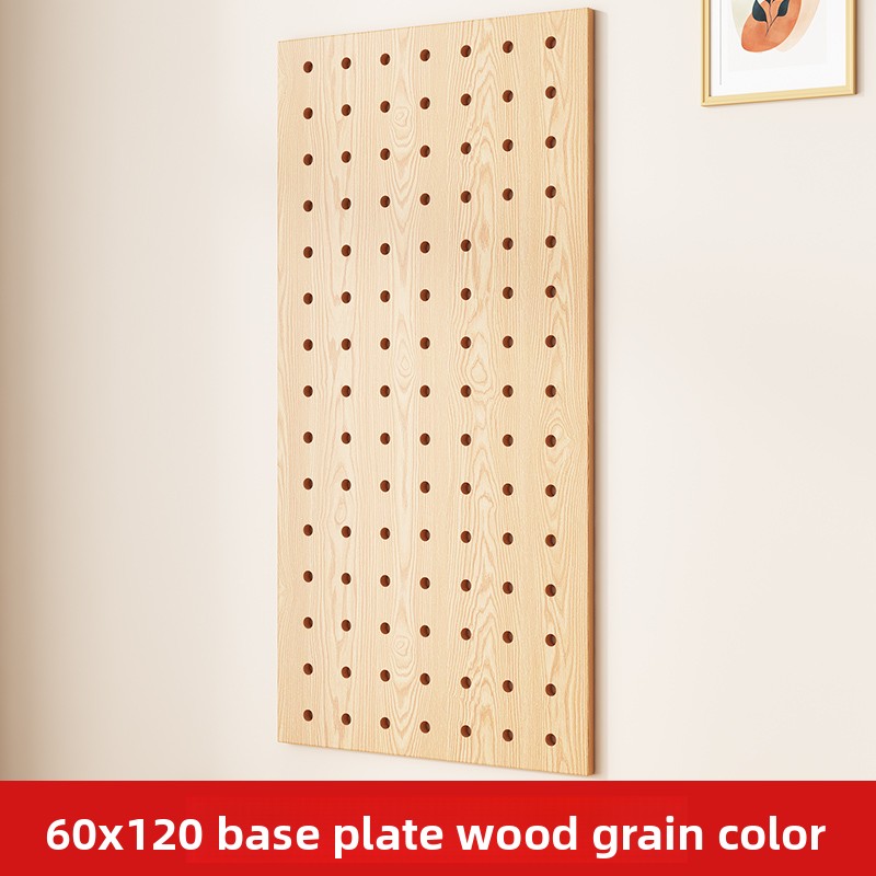 Food Storage And Organizer - Rak Dinding Pegboard Kayu Solid Gaya