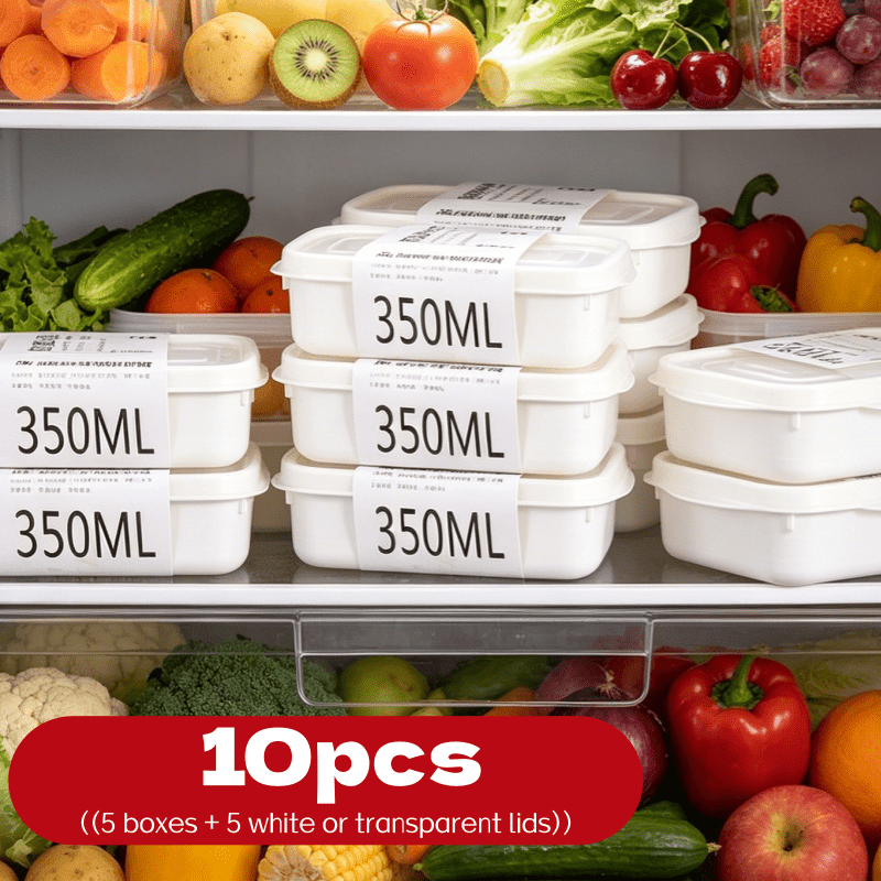 Food Storage Box Set - 10 Buah Set Kotak Penyimpanan Makanan