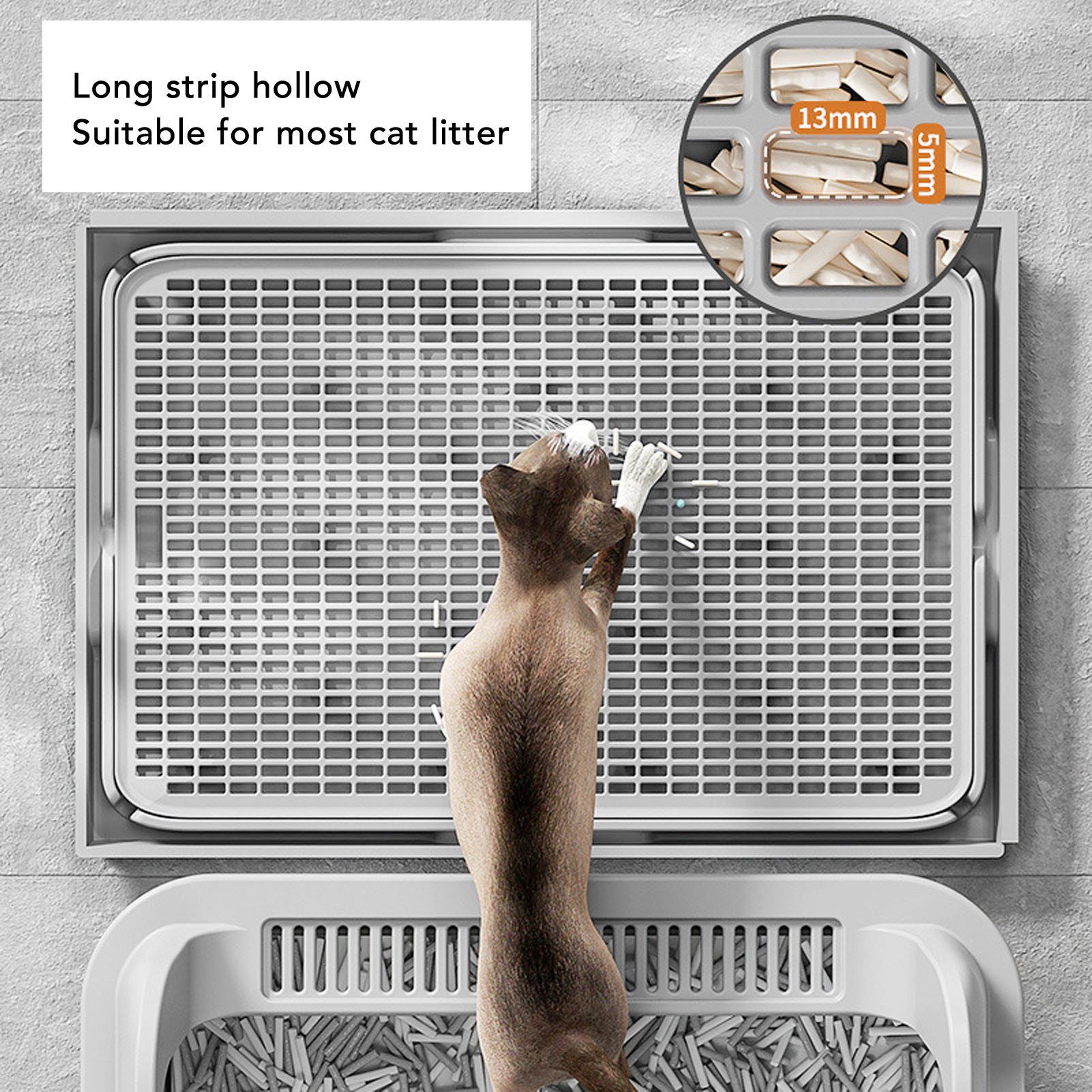 Food Storage With Scoop - Alas Penahan Kotoran Kucing, Alas Kotoran