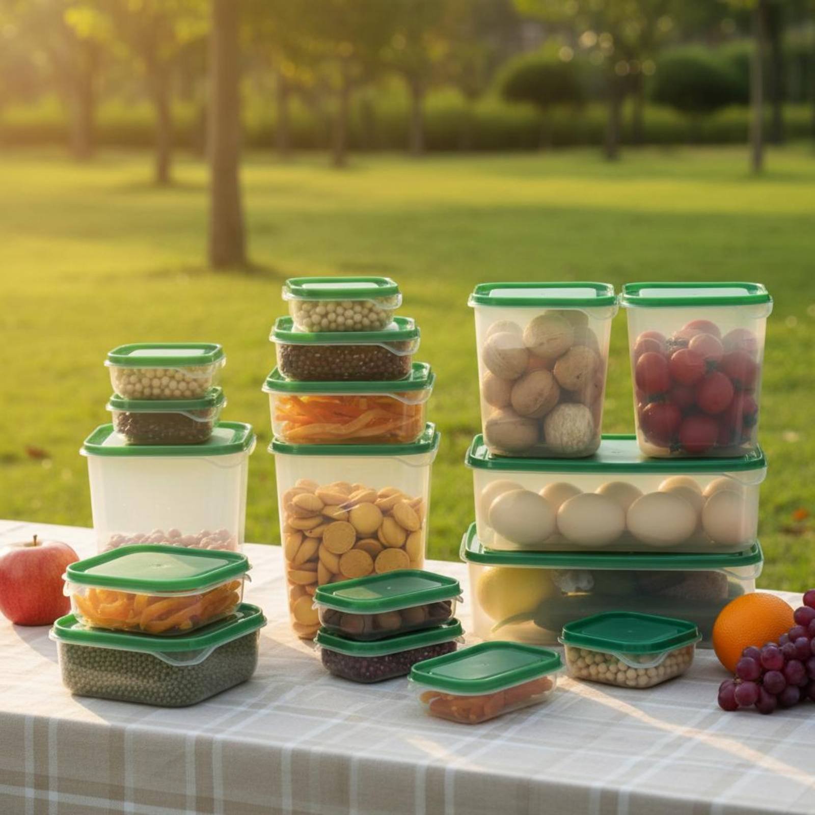 17 Buah Set Kotak Penyimpanan  - Food Storage Box Set ulasan dan harga