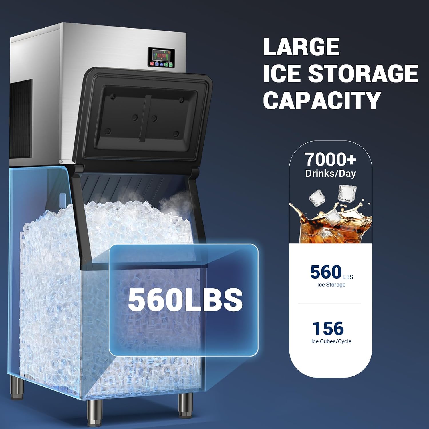 Mesin Pembuat Es Komersial den - Food Storage Restaurant ulasan dan harga