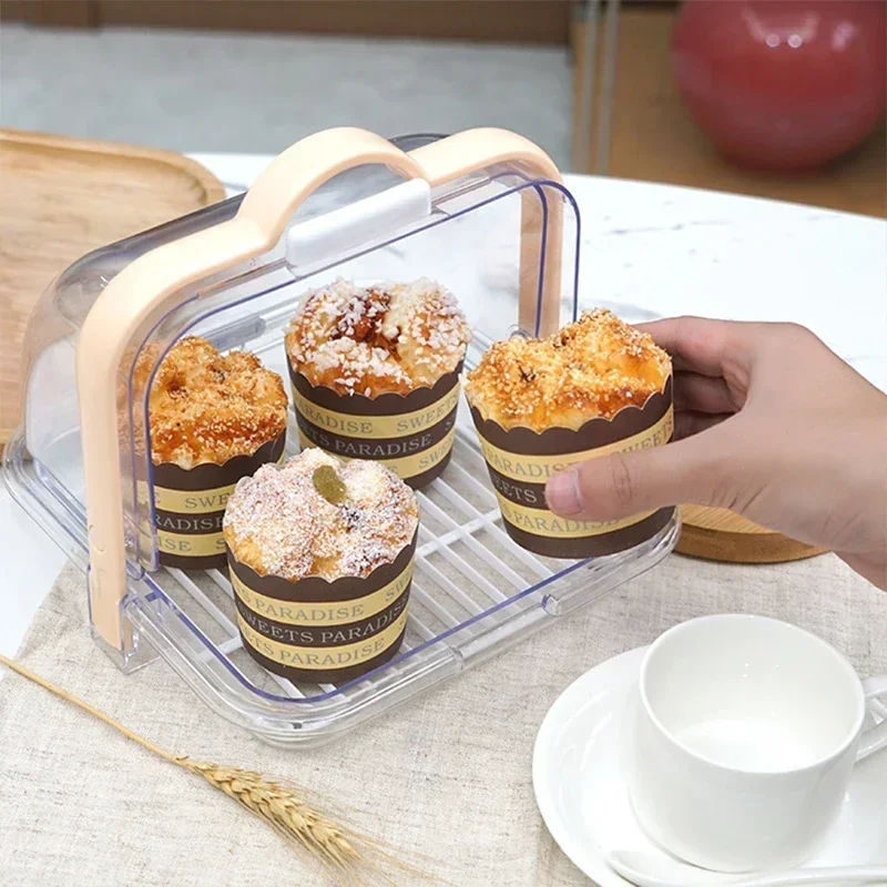 Kotak penyimpanan kue, Multi g - Food Storage Acrylic Containers ulasan dan harga