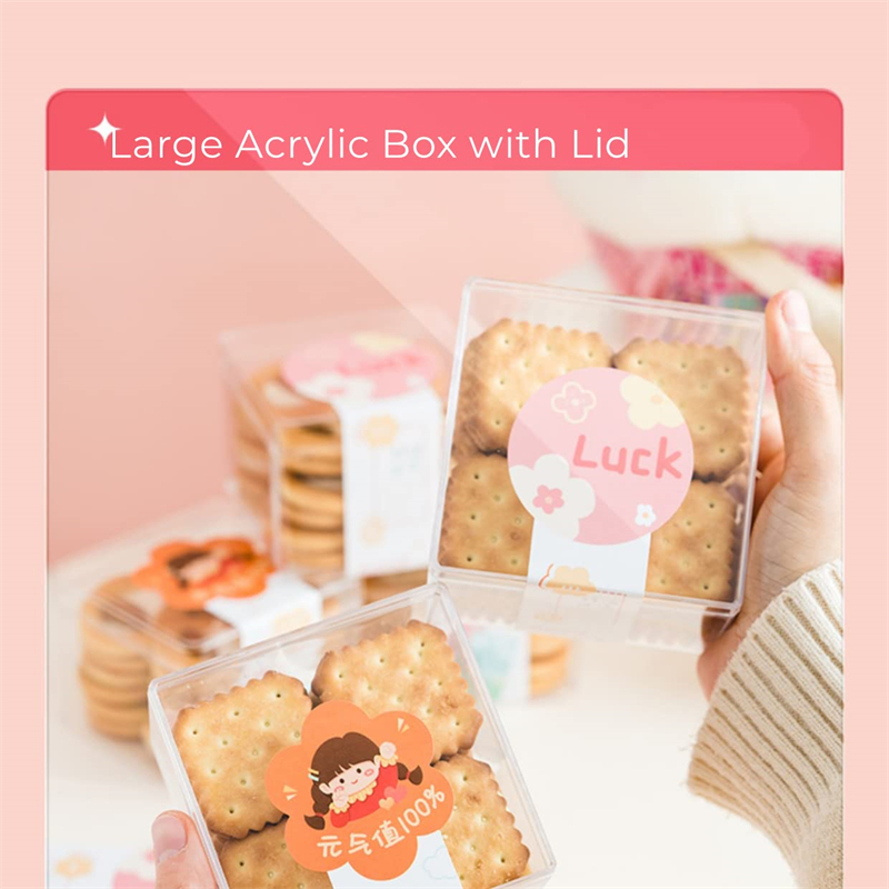 1-20 buah kotak akrilik transp - Xmas Food Storage Containers ulasan dan harga