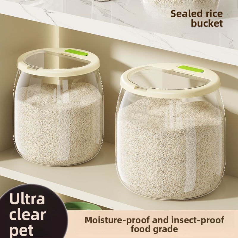 Ember Beras Rumah Tangga Tertu - Food Storage Acrylic Containers ulasan dan harga