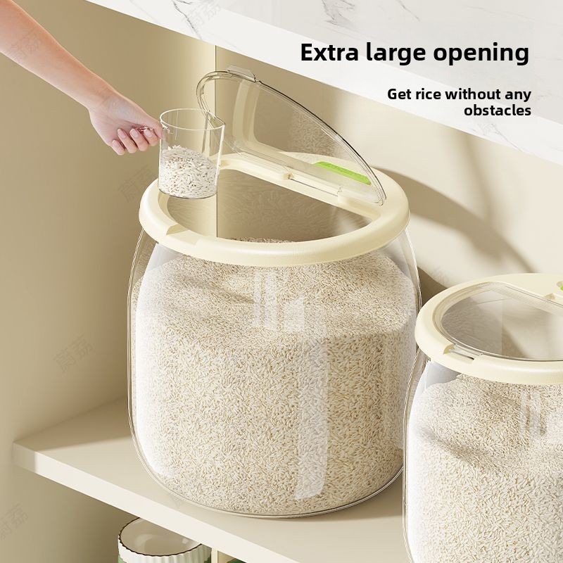 Ember Beras Rumah Tangga Tertu - Food Storage Acrylic Containers ulasan dan harga