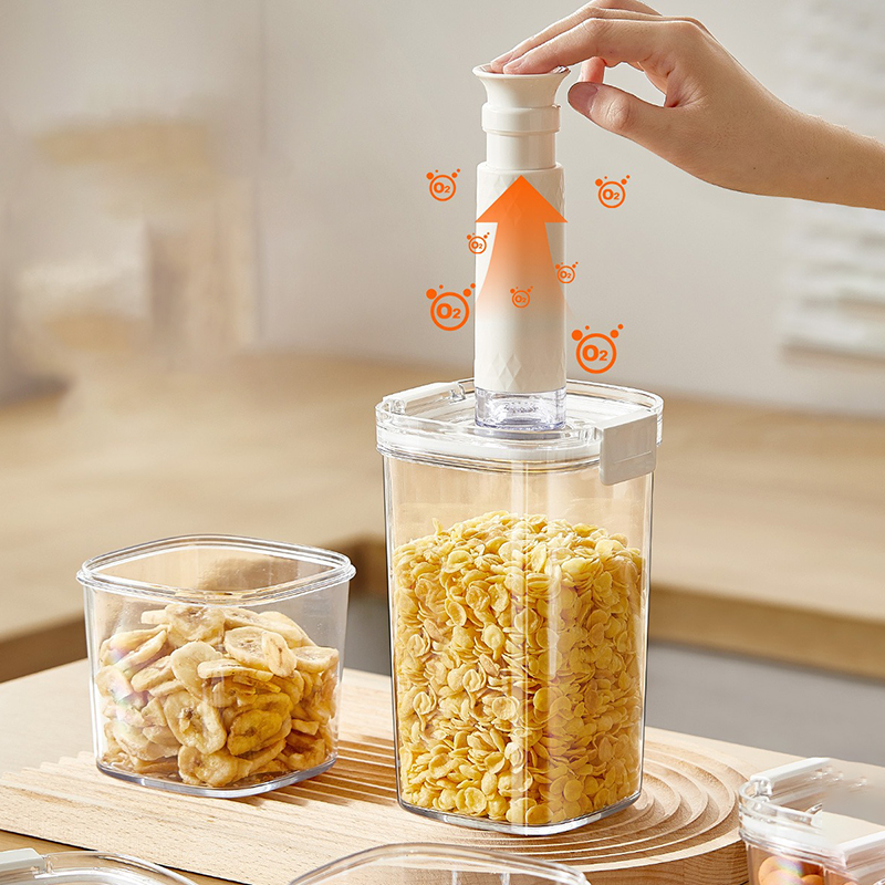 Vakum disegel tangki biji kopi - Food Storage Acrylic Containers ulasan dan harga
