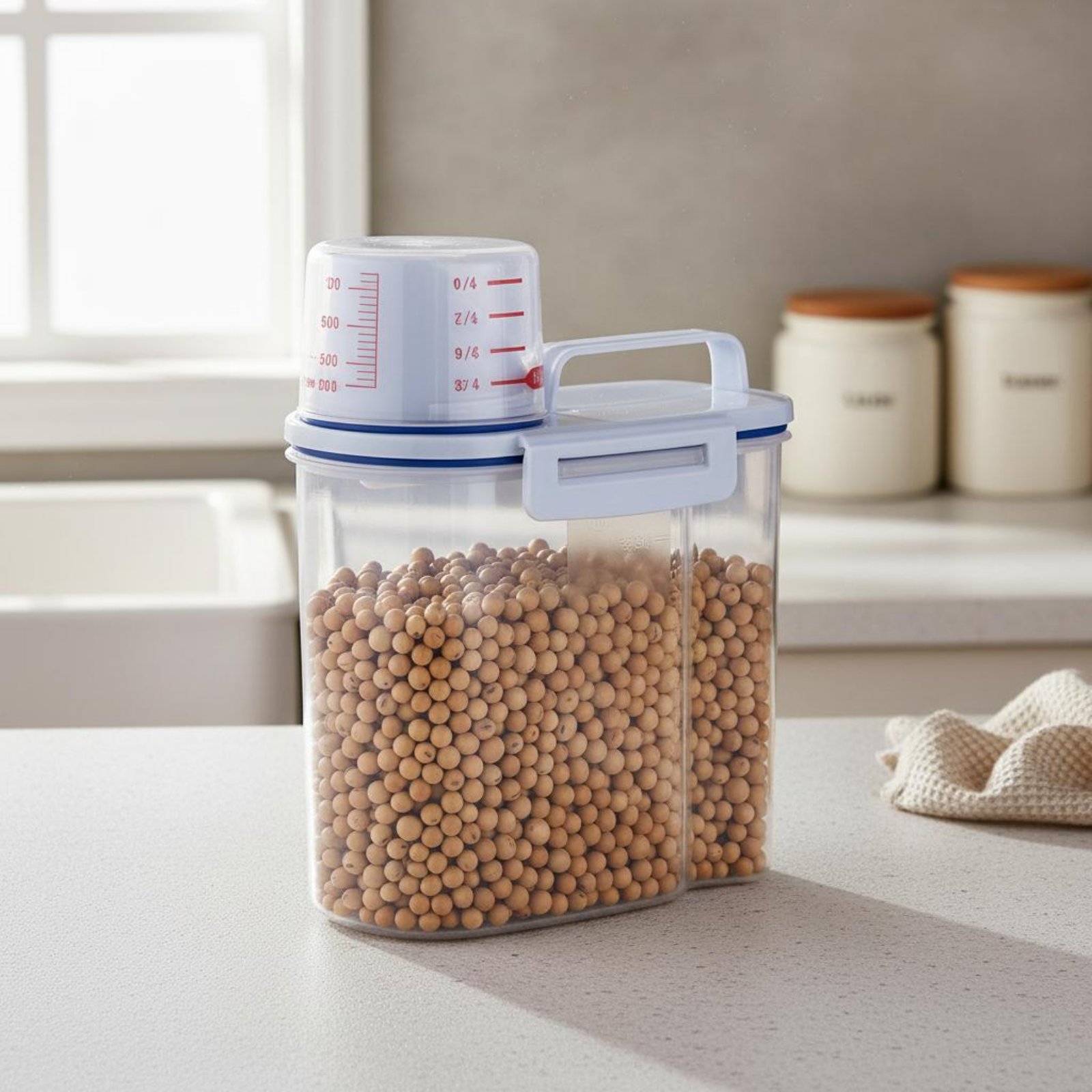 Wadah Penyimpanan Beras Dispen - Food Storage And Organizer ulasan dan harga