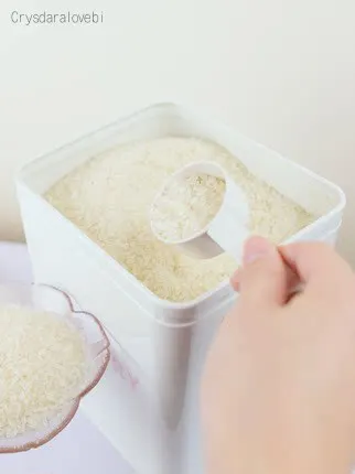 Kotak Penyimpanan Bubuk Dapur  - Food Storage With Scoop ulasan dan harga