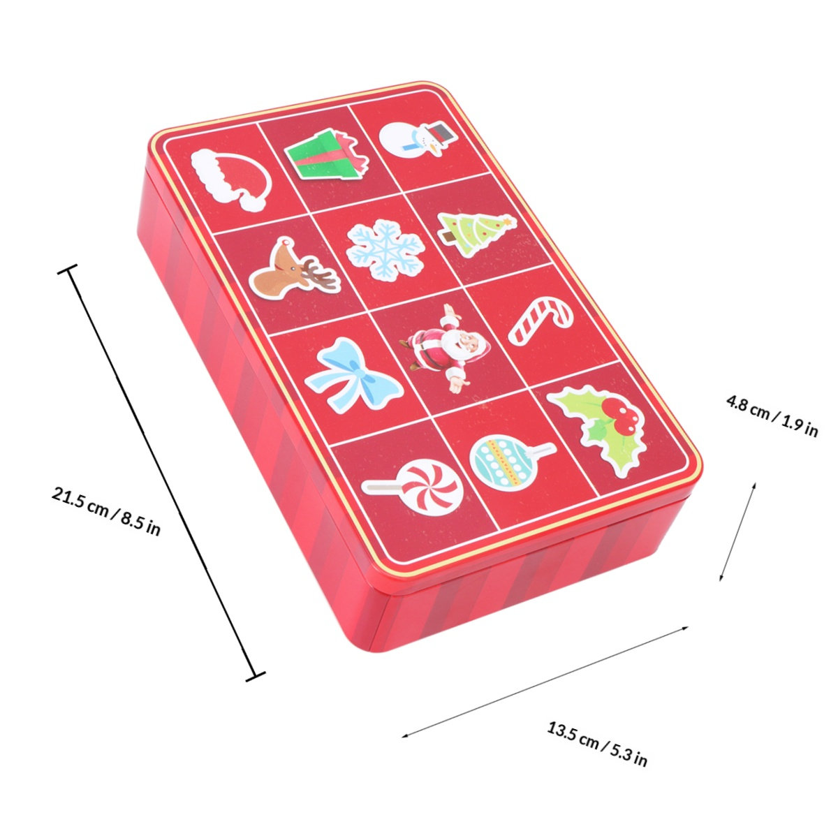 1Pcs Kotak Hadiah Natal Ramah  - Xmas Food Storage Containers ulasan dan harga