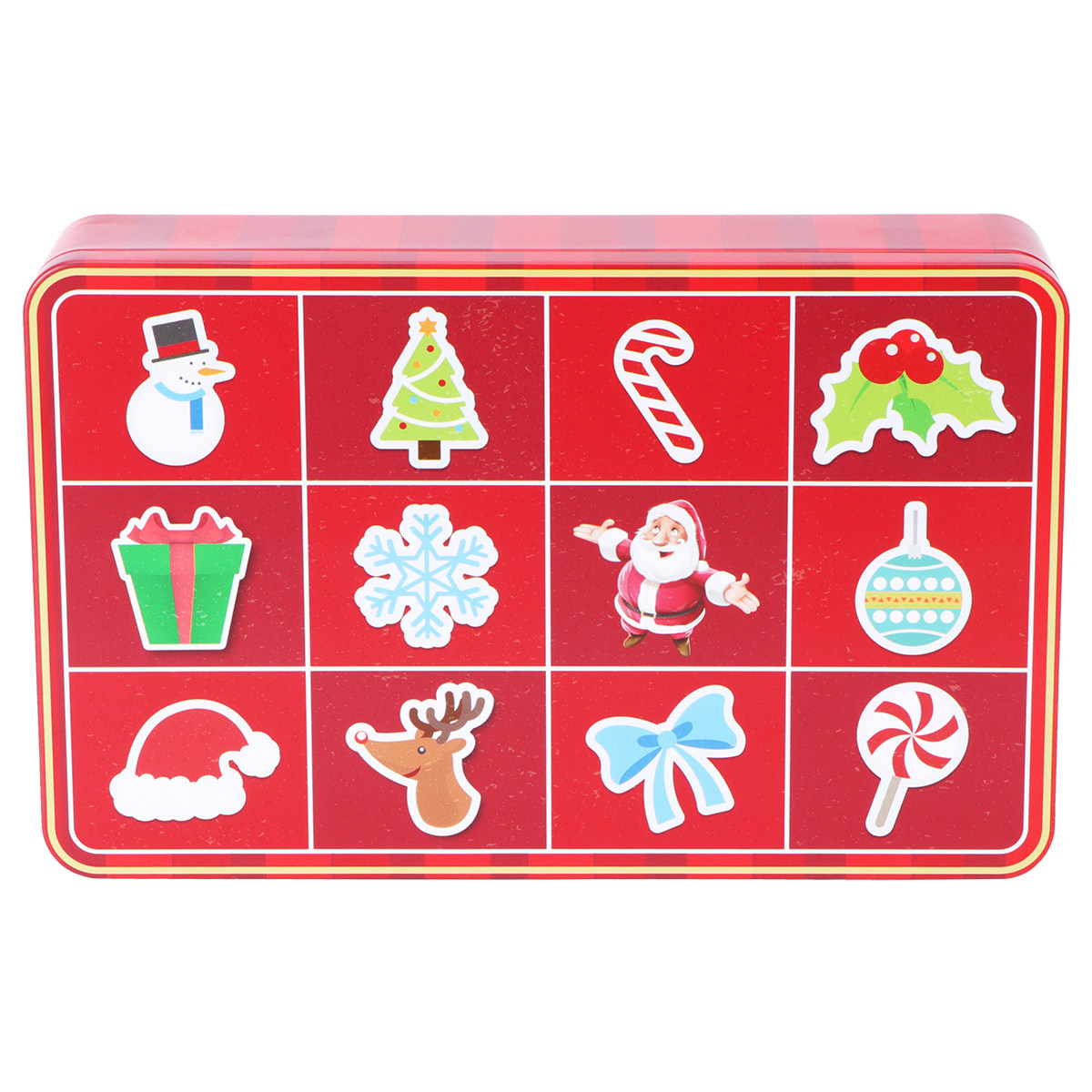 1Pcs Kotak Hadiah Natal Ramah  - Xmas Food Storage Containers ulasan dan harga