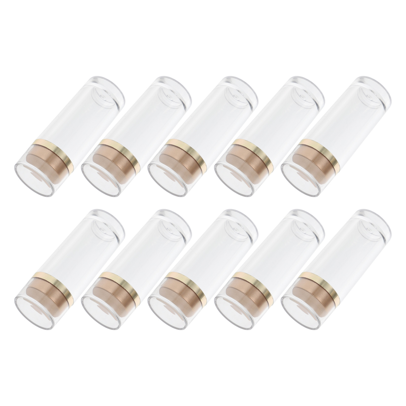 10Pcs Botol Penyimpanan Kapsul - Food Storage Acrylic Containers ulasan dan harga