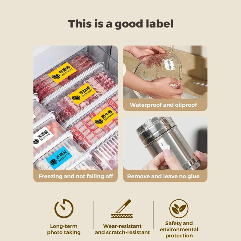 Kertas Label Freezer NIIMBOT B - Food Storage Temperature ulasan dan harga