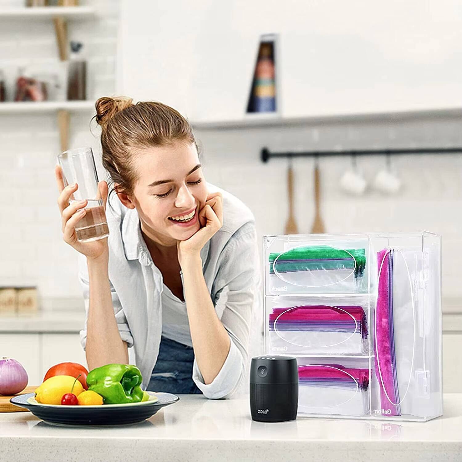 Penyimpanan Organizer makanan  - Food Storage Acrylic Containers ulasan dan harga