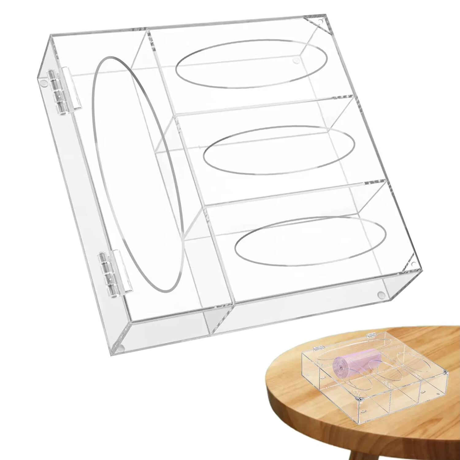 Penyimpanan Organizer makanan  - Food Storage Acrylic Containers ulasan dan harga