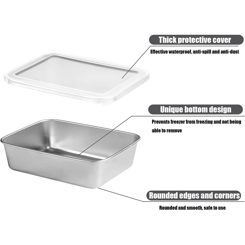 Wadah Stainless Steel untuk Pe - Food Storage Usa ulasan dan harga