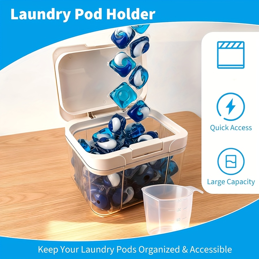 Tempat Penyimpanan Pod Laundry - Food Storage With Scoop ulasan dan harga