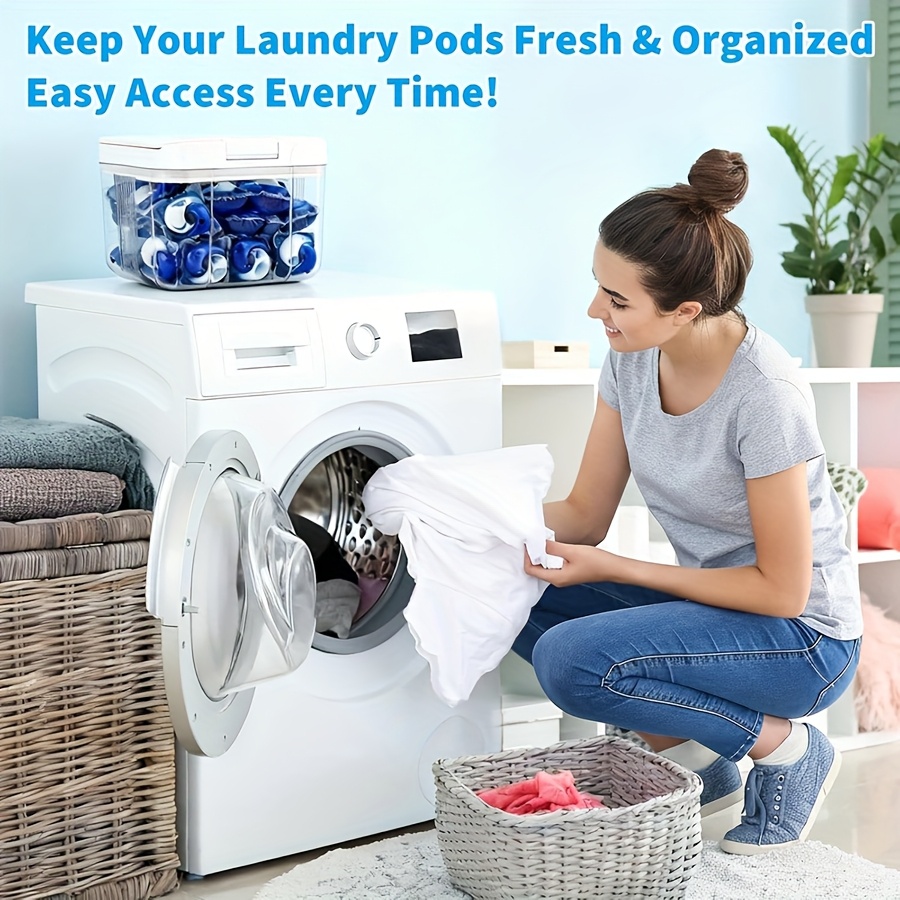Tempat Penyimpanan Pod Laundry - Food Storage With Scoop ulasan dan harga