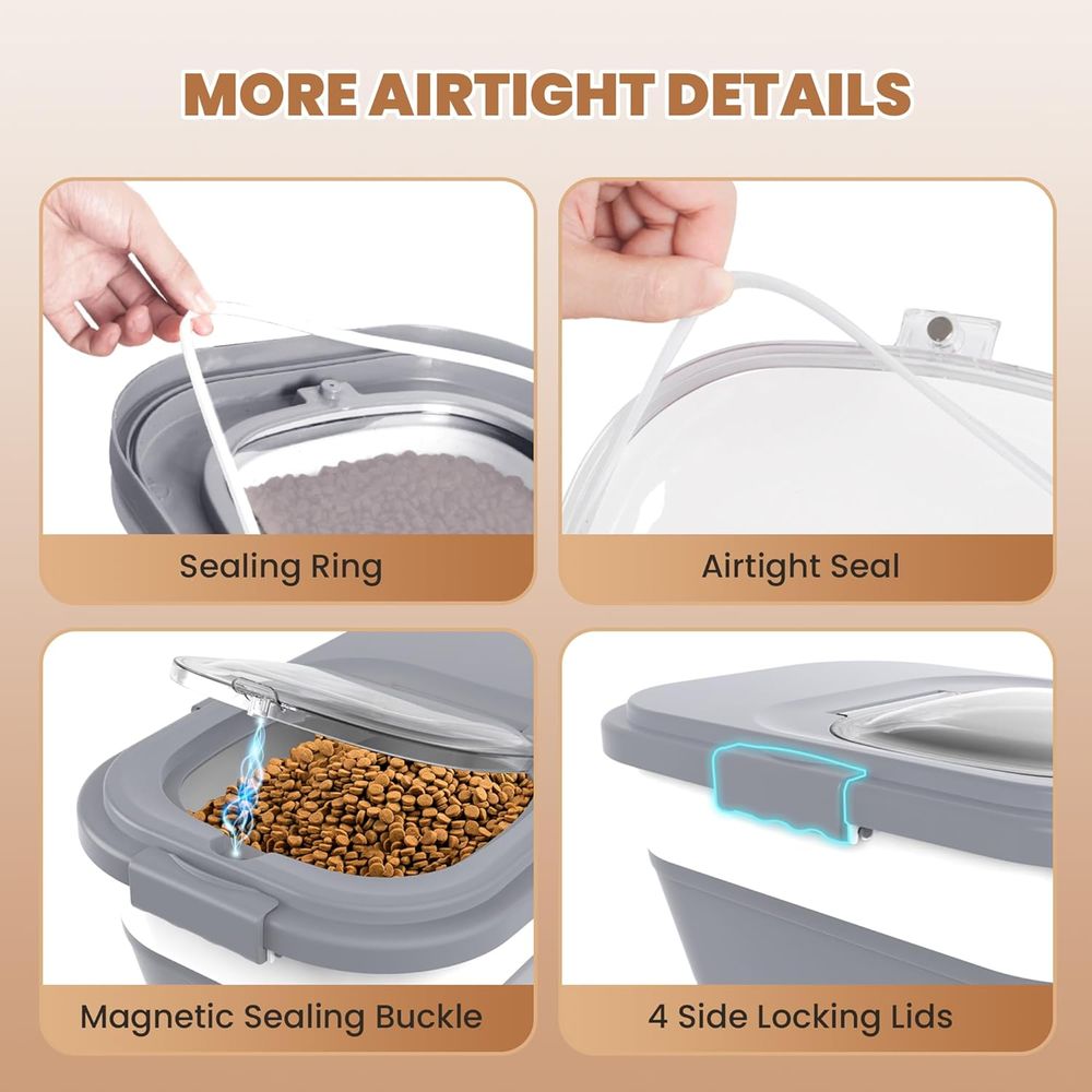 Wadah Penyimpanan Makanan Anji - Food Storage With Scoop ulasan dan harga