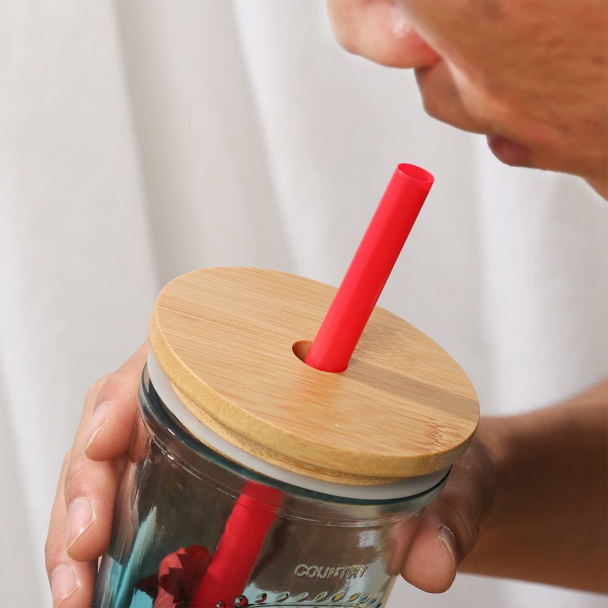62/68/70/86Mm Tutup Kayu Bambu - Mason Jar Wide Mouth ulasan dan harga