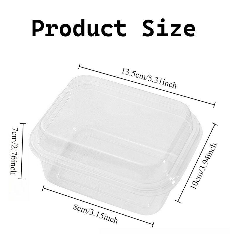 5/10PCS Kotak Kue Plastik deng - Xmas Food Storage Containers ulasan dan harga