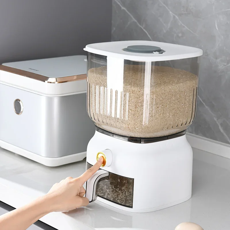 Kotak Penyimpanan Beras Dapur  - Food Storage Acrylic Containers ulasan dan harga