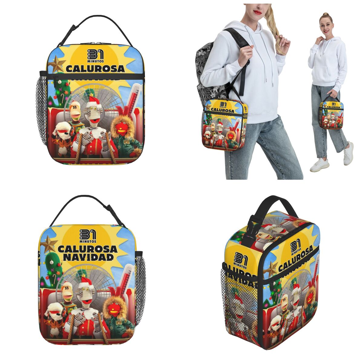 Tas Makan Siang Terisolasi Kar - Xmas Food Storage Containers ulasan dan harga