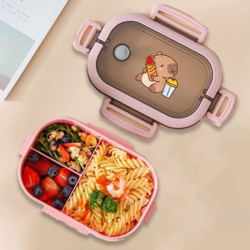 Kotak Makan Siang Bento Capyba - Food Storage And Organizer ulasan dan harga
