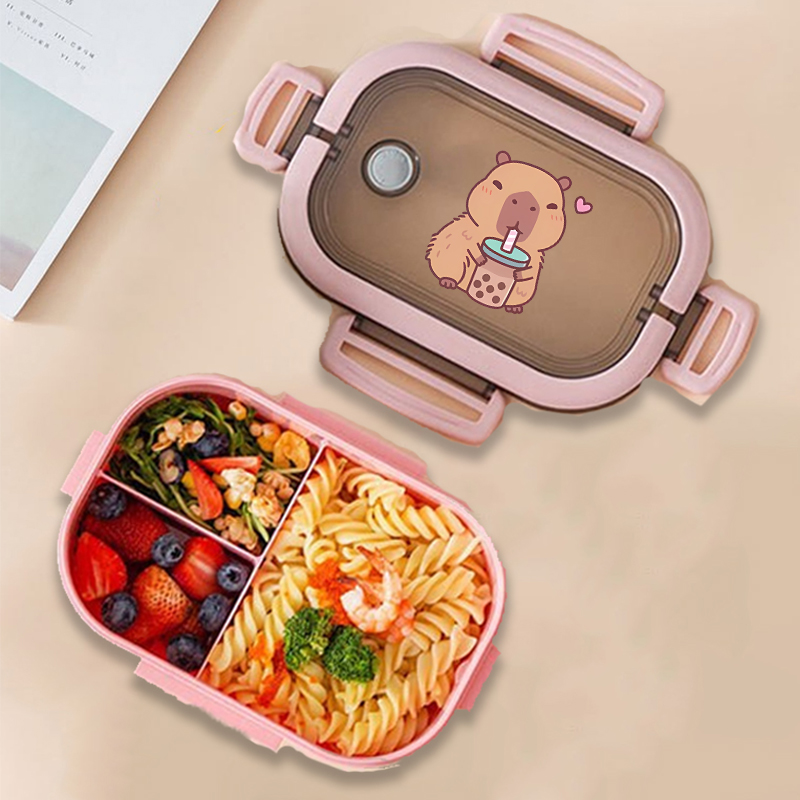 Kotak Makan Siang Bento Capyba - Food Storage And Organizer ulasan dan harga