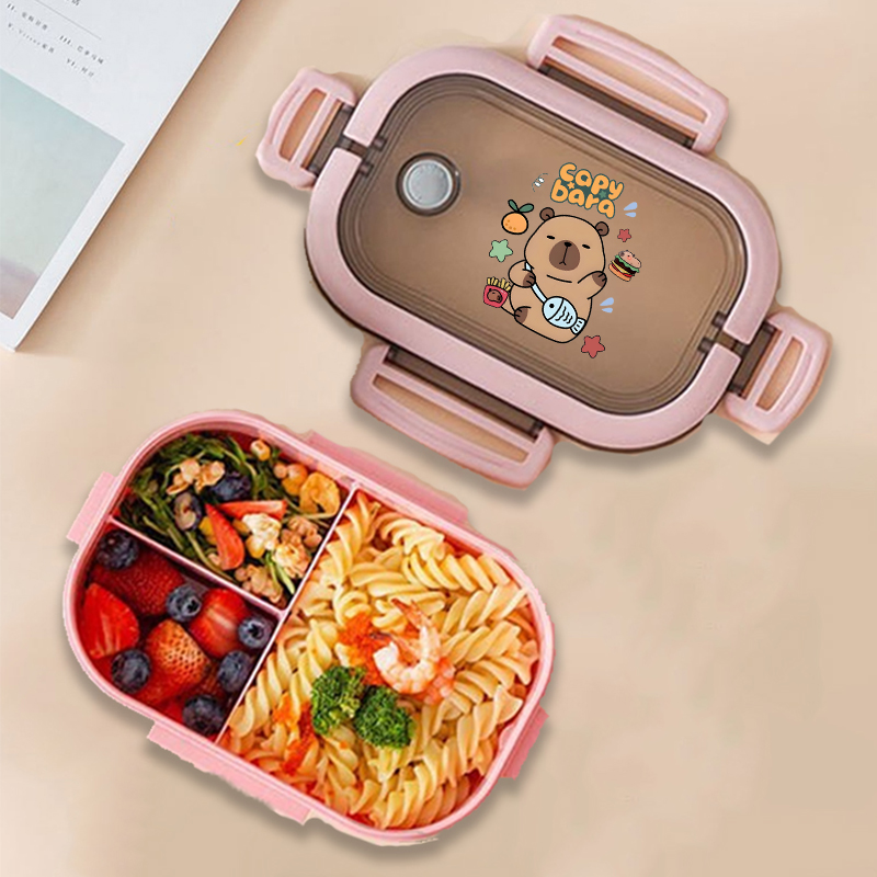 Kotak Makan Siang Bento Capyba - Food Storage And Organizer ulasan dan harga