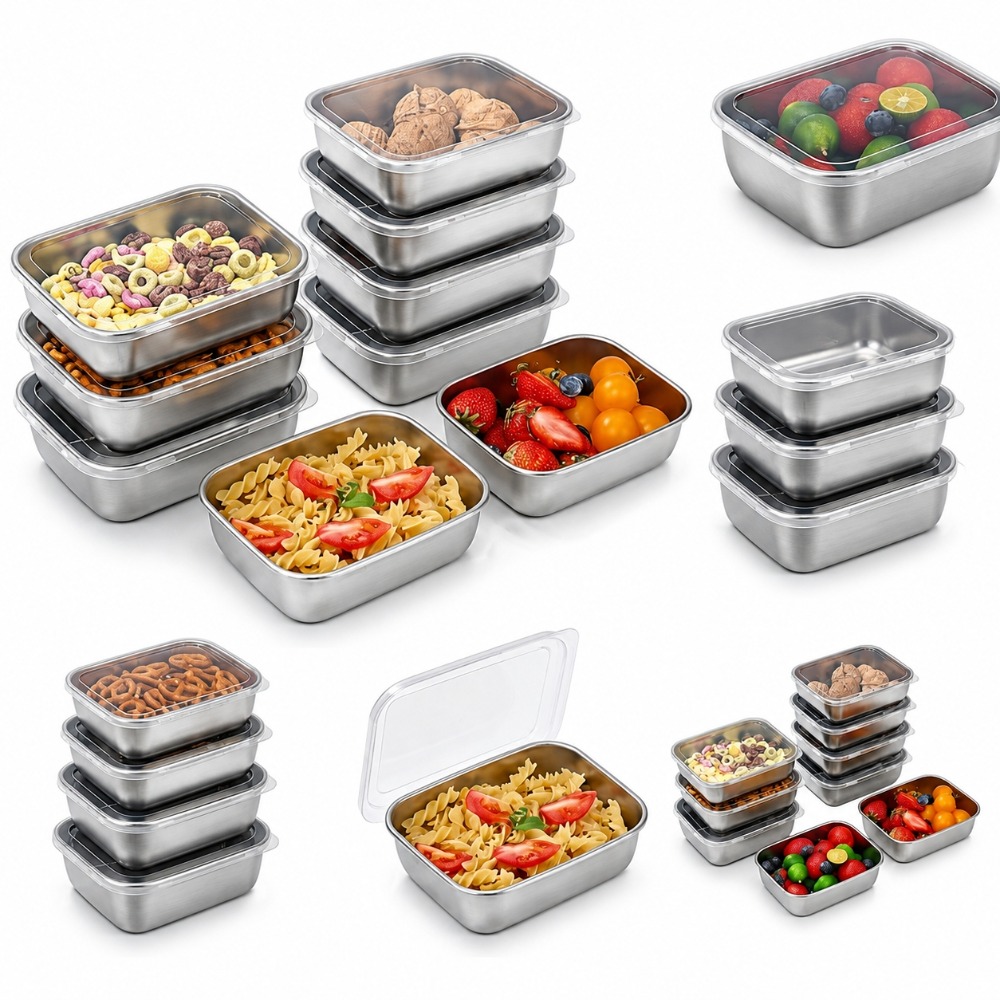 6PCS Wadah Penyimpanan Makanan - Food Storage Box Set ulasan dan harga