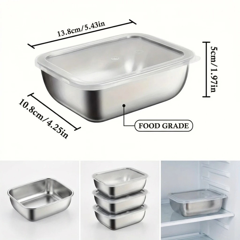 6PCS Wadah Penyimpanan Makanan - Food Storage Box Set ulasan dan harga