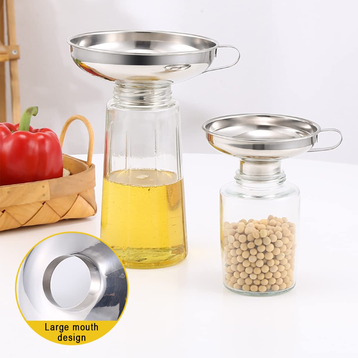 Corong Pengalengan Corong Baja - Mason Jar Wide Mouth ulasan dan harga