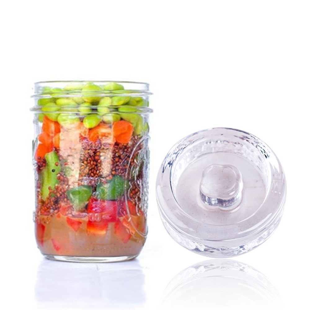 Pemberat Fermentasi Kaca Tahan - Mason Jar Wide Mouth ulasan dan harga