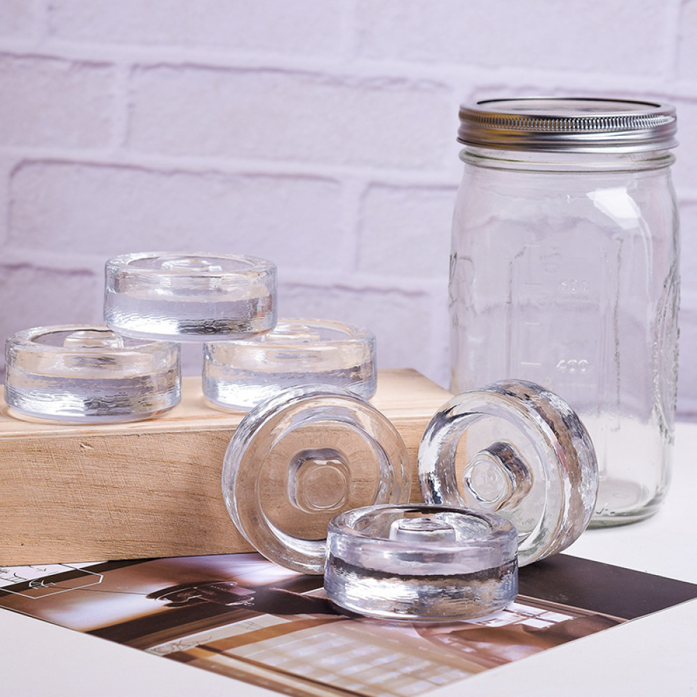 Pemberat Fermentasi Kaca Tahan - Mason Jar Wide Mouth ulasan dan harga