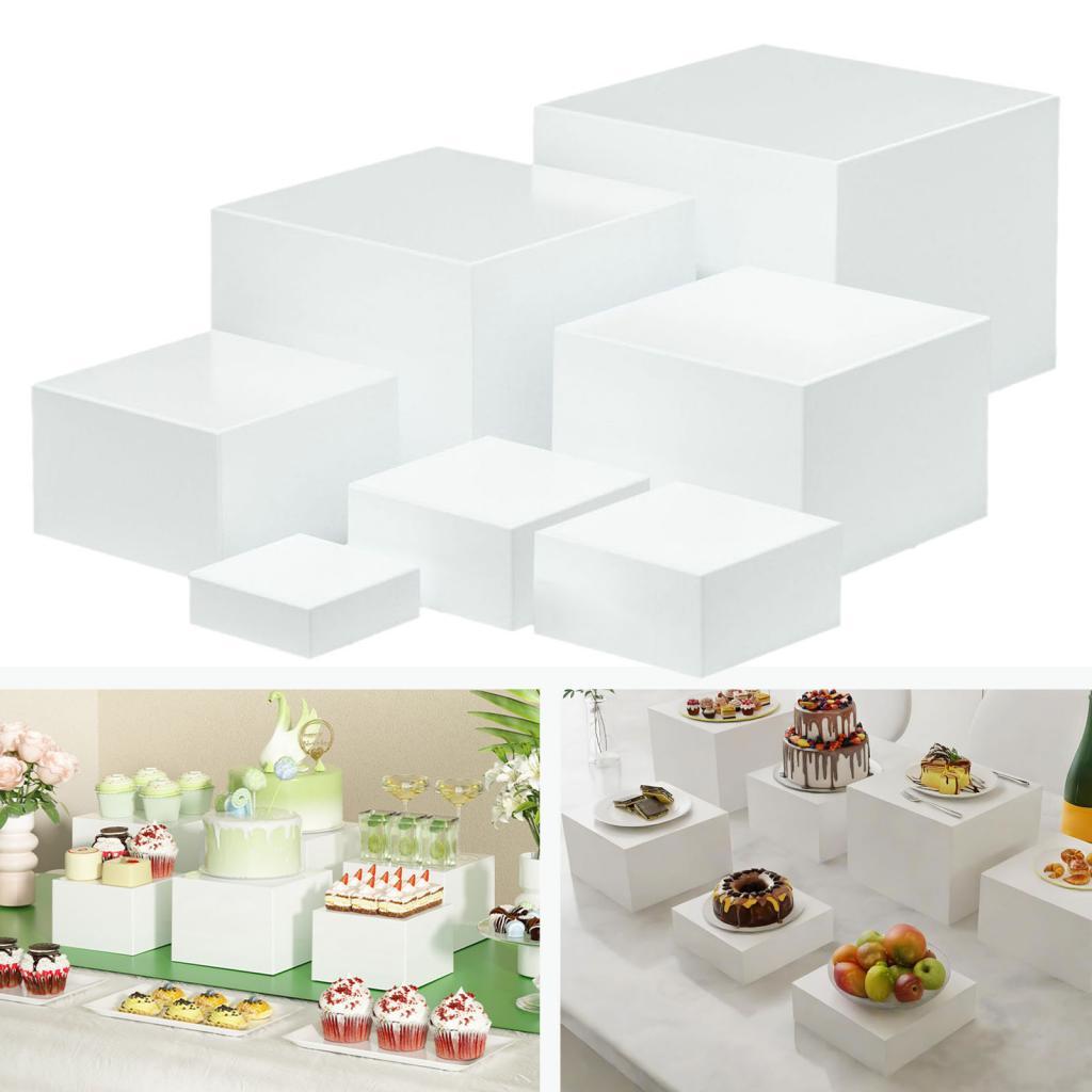 7 Buah Kotak Display Kubus Akr - Food Storage Restaurant ulasan dan harga