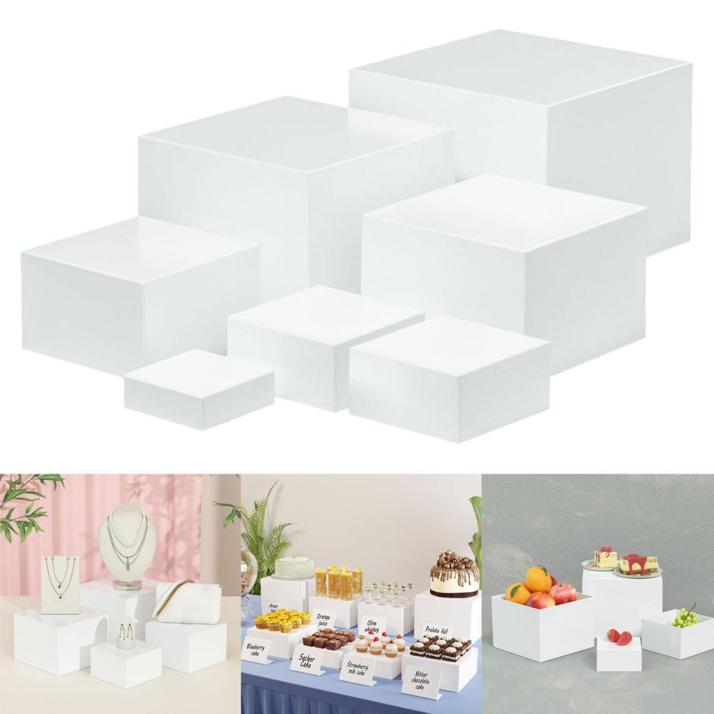 7 Buah Kotak Display Kubus Akr - Food Storage Restaurant ulasan dan harga