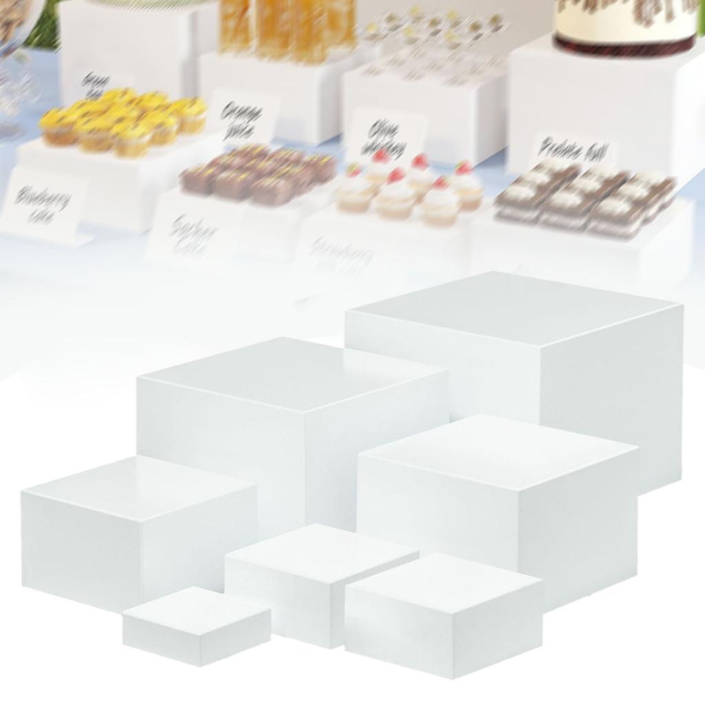 7 Buah Kotak Display Kubus Akr - Food Storage Restaurant ulasan dan harga