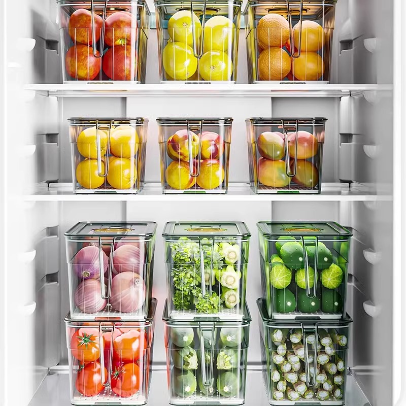 Kotak penyimpanan kulkas, telu - Food Storage Box Set ulasan dan harga